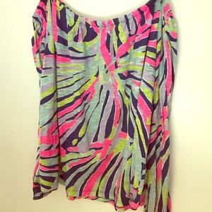 Lilly Pulitzer off the shoulder